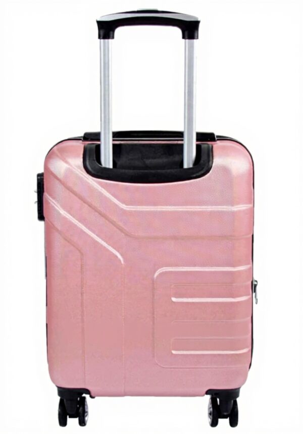 Valise cabine ABS 4 roues extensible A1 Fashion Goods Rose