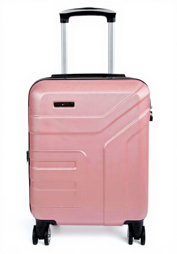 Valise cabine ABS 4 roues extensible A1 Fashion Goods Rose