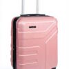 Valise cabine ABS 4 roues extensible A1 Fashion Goods Rose