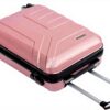 Valise cabine ABS 4 roues extensible A1 Fashion Goods Rose