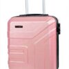 Valise cabine ABS 4 roues extensible A1 Fashion Goods Rose