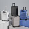 Valise aluminium magnésium ANNI RIEL roulettes serrure TSA-1