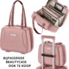 Valise cabine rigide CarryOn Skyhopper 55cm TSA Rose-4