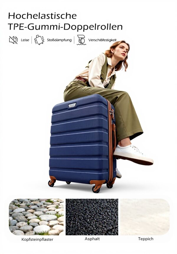Valise rigide COOLIFE roulettes serrure TSA qualité