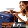 Valise rigide COOLIFE roulettes serrure TSA qualité
