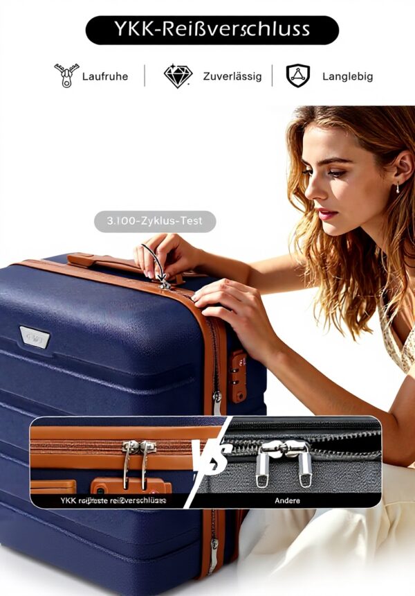 Valise rigide COOLIFE roulettes serrure TSA qualité