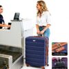 Valise rigide COOLIFE roulettes serrure TSA qualité