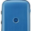 Valise cabine DELSEY Paris rigide extensible bleu zinc-0