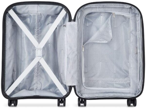 Valise cabine DELSEY Paris rigide extensible bleu zinc-2