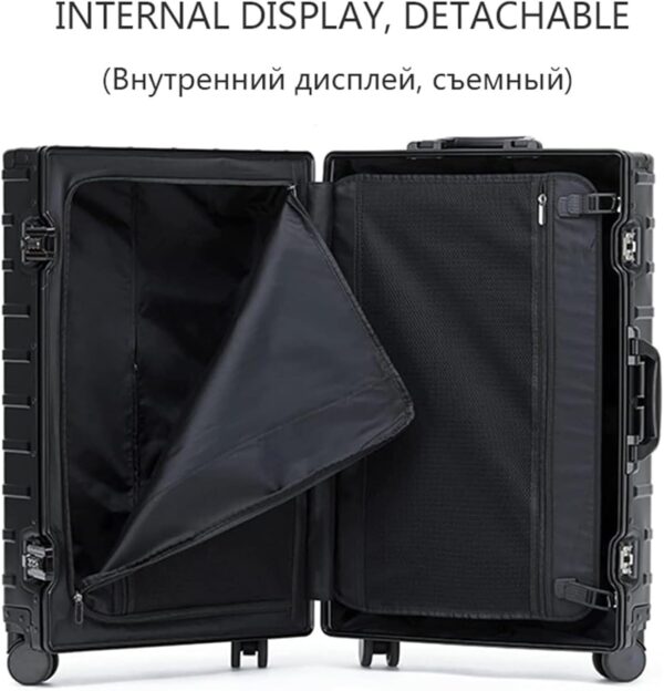Valise cabine DRMEE aluminium serrure TSA roues silencieuses-1