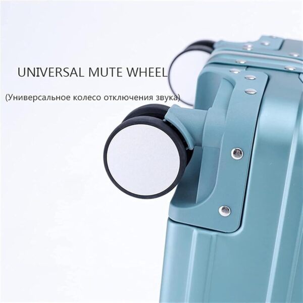 Valise cabine DRMEE aluminium serrure TSA roues silencieuses-3