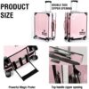 Housse de valise FABULWAY PVC transparent étanche 60,9 cm