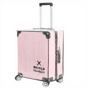Housse de valise FABULWAY PVC transparent étanche 60,9 cm
