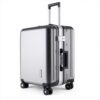 Valise cabine aluminium HALAHAI chargement USB bagage rigide