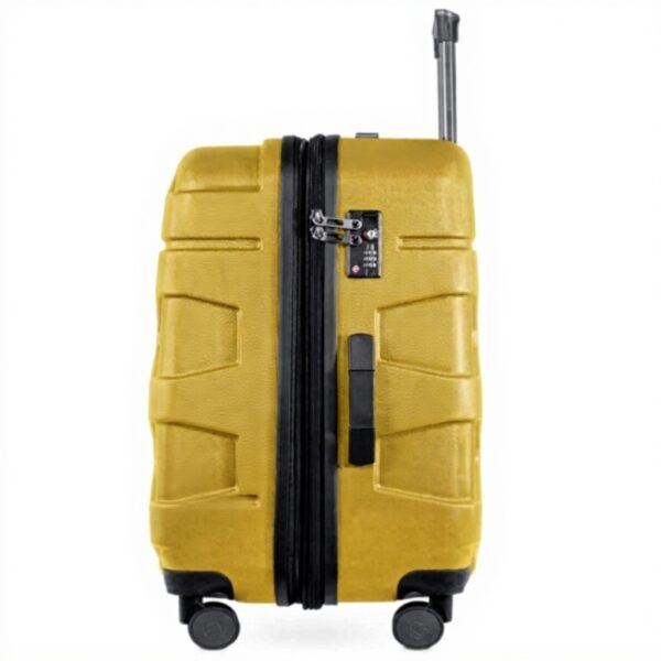 Valise Rigide HAUPTSTADTKOFFER 4 Roues 107-120L Or dautomne