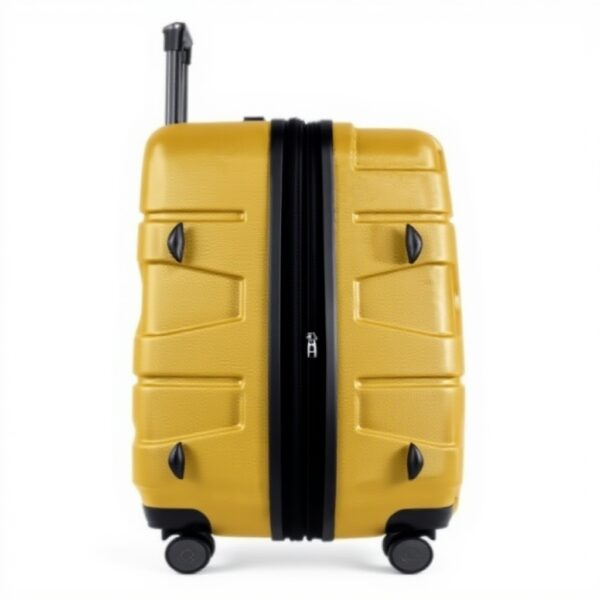 Valise Rigide HAUPTSTADTKOFFER 4 Roues 107-120L Or dautomne