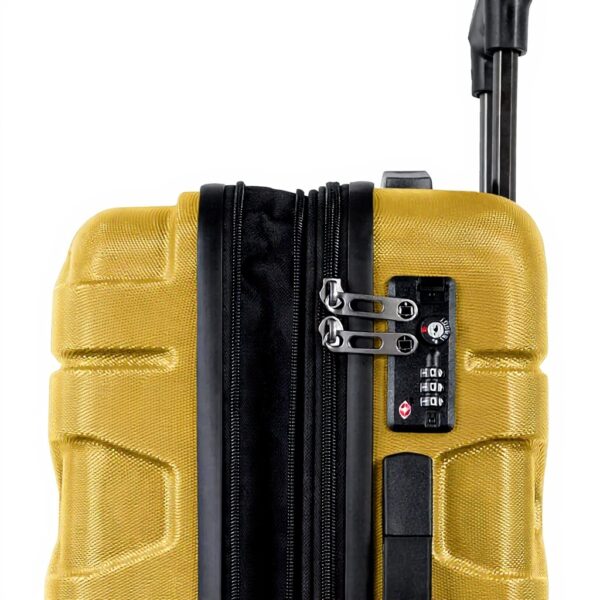 Valise Rigide HAUPTSTADTKOFFER 4 Roues 107-120L Or dautomne
