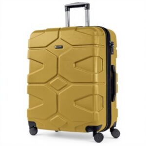 Valise Rigide HAUPTSTADTKOFFER 4 Roues 107-120L Or dautomne