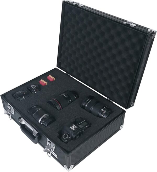 Valise appareil photo HMF aluminium mousse prédécoupée-1