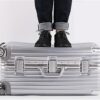 Valise rigide JYARZ aluminium-magnésium verrouillage-1