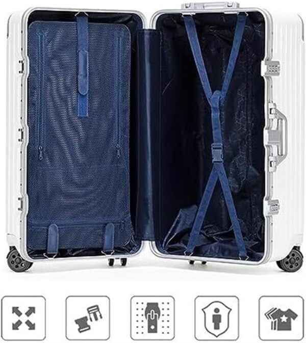 Valise rigide JYARZ aluminium-magnésium verrouillage-3