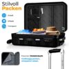 KESSER Set valises coque dure ABS roulettes 4 couleurs