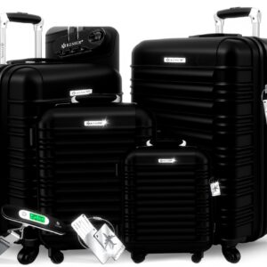 KESSER Set valises coque dure ABS roulettes 4 couleurs