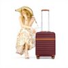 Valise cabine KONO ABS PC rigide 4 roulettes serrure TSA