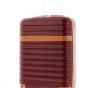 Valise cabine KONO ABS PC rigide 4 roulettes serrure TSA