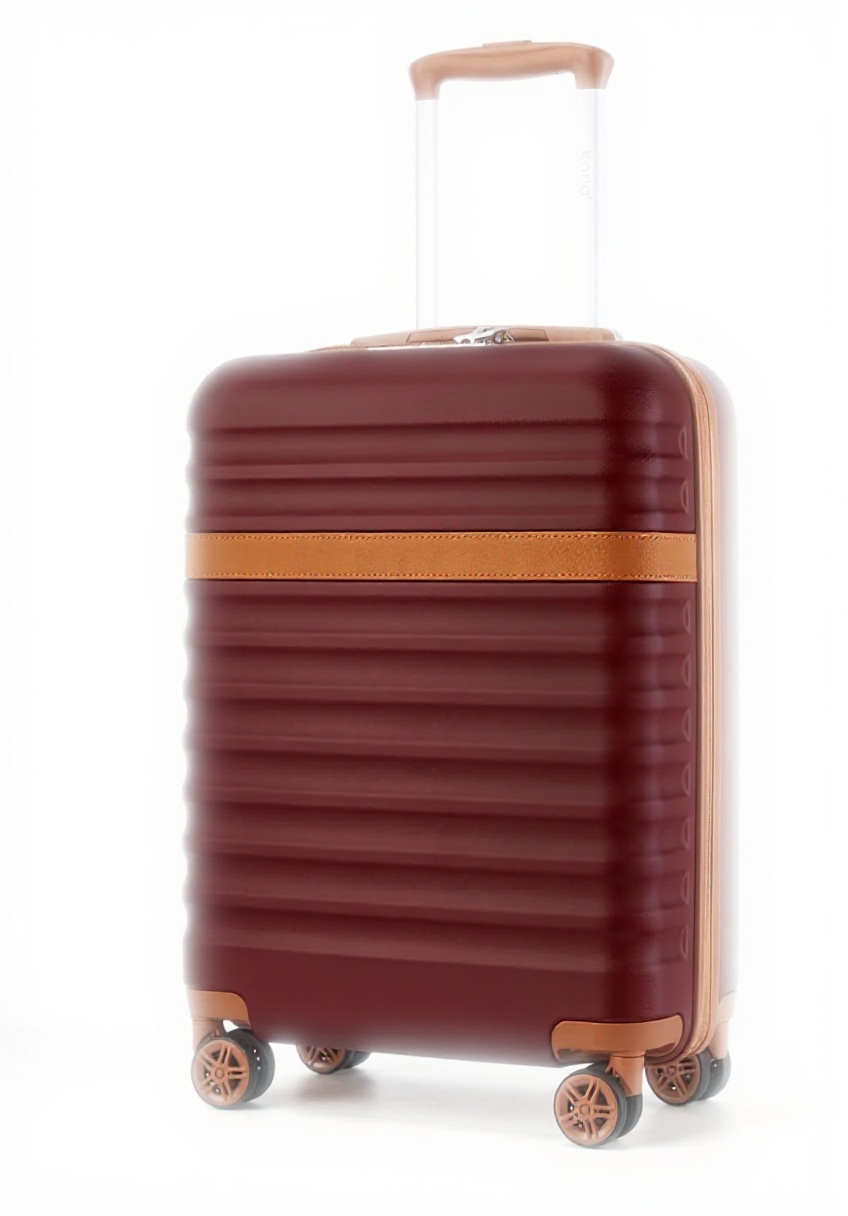 Valise cabine KONO ABS PC rigide 4 roulettes serrure TSA