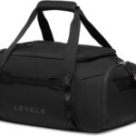 Bagage cabine LEVEL8 résistant à l'eau sac de voyage noir-0