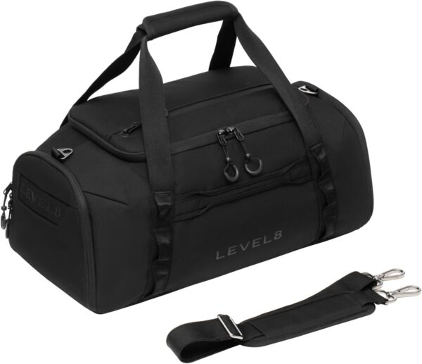Bagage cabine LEVEL8 résistant à l'eau sac de voyage noir-7