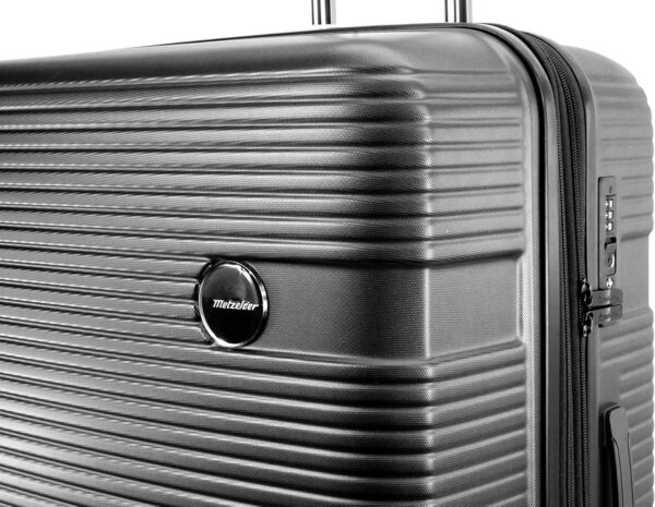 Valise rigide METZELDER extensible serrure TSA tendance chic-2