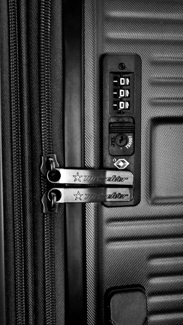 Valise rigide METZELDER extensible serrure TSA tendance chic-4