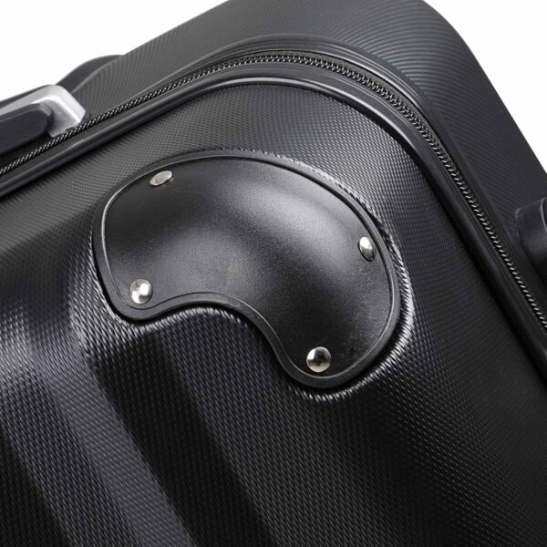 Valise rigide Monzana Noir 4 roues ABS cadenas combinaison-9