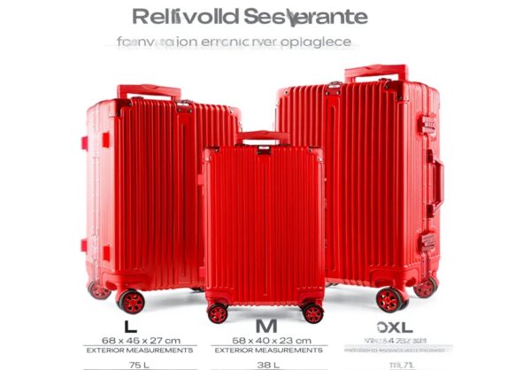 Valise rigide polycarbonate POSH serrure TSA roues 4
