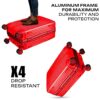 Valise rigide polycarbonate POSH serrure TSA roues 4