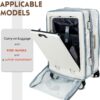 Housse de bagage PUMHUBO protection PVC transparent poignée-1