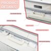 Housse de bagage PUMHUBO protection PVC transparent poignée-5