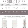 Housse de valise PUMHUBO PVC transparent protection