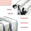 Housse de valise PUMHUBO PVC transparent protection