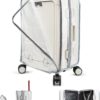 Housse de bagage PUMHUBO protection PVC transparent poignée-0