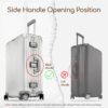 Housse valise PUMHUBO protection transparente sans démontage-3