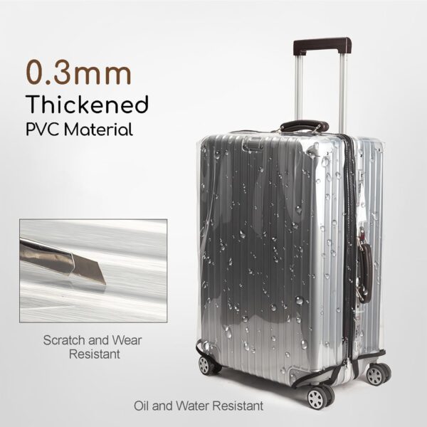 Housse valise PUMHUBO protection transparente sans démontage-5