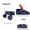 Set de Valises ABS Sea Choice 5 Pièces Roues 360 Serrure