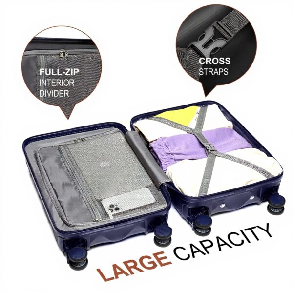 Set de Valises ABS Sea Choice 5 Pièces Roues 360 Serrure