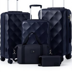 Set de Valises ABS Sea Choice 5 Pièces Roues 360 Serrure