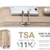 Valise Cabine Extensible Sea Choice Rigide Légère 4 Roues