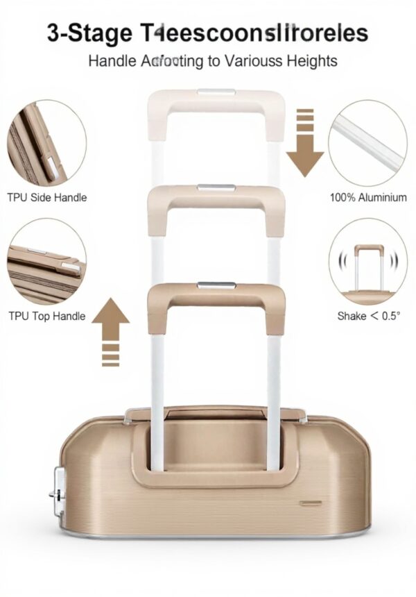 Valise Cabine Extensible Sea Choice Rigide Légère 4 Roues
