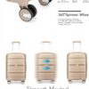 Valise Cabine Extensible Sea Choice Rigide Légère 4 Roues